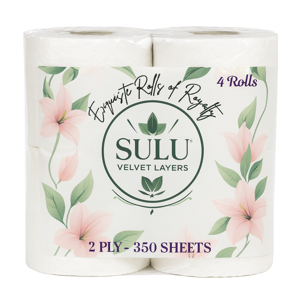 SULU Velvet Layers 4 Pack 2 Ply 350 Sheets