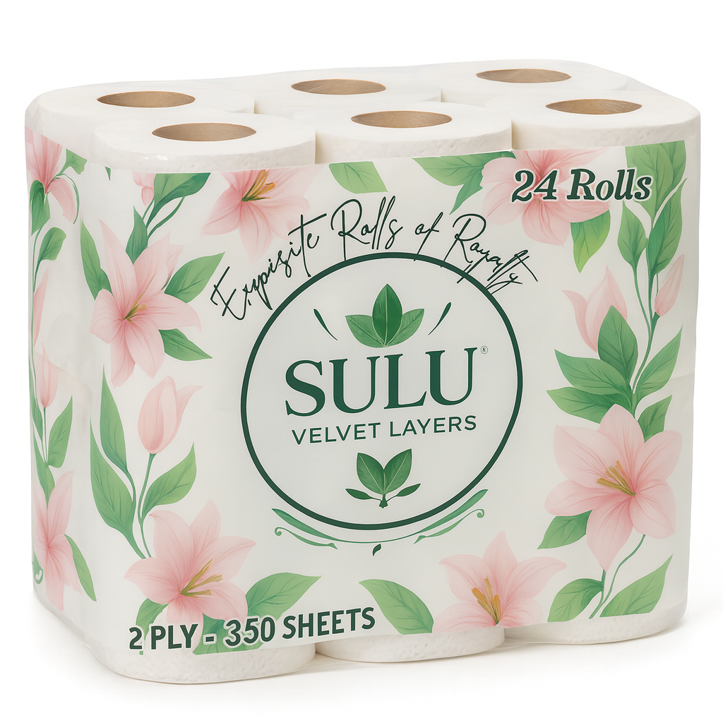 SULU Velvet Layers 24 Pack 2 Ply 350 Sheets